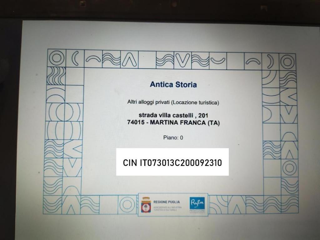 Willa Antica Storia Martina Franca Zewnętrze zdjęcie